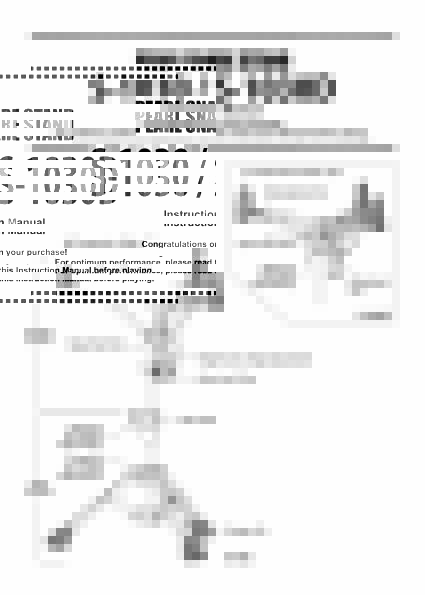 S-1030, S-1030D Instruction Manual